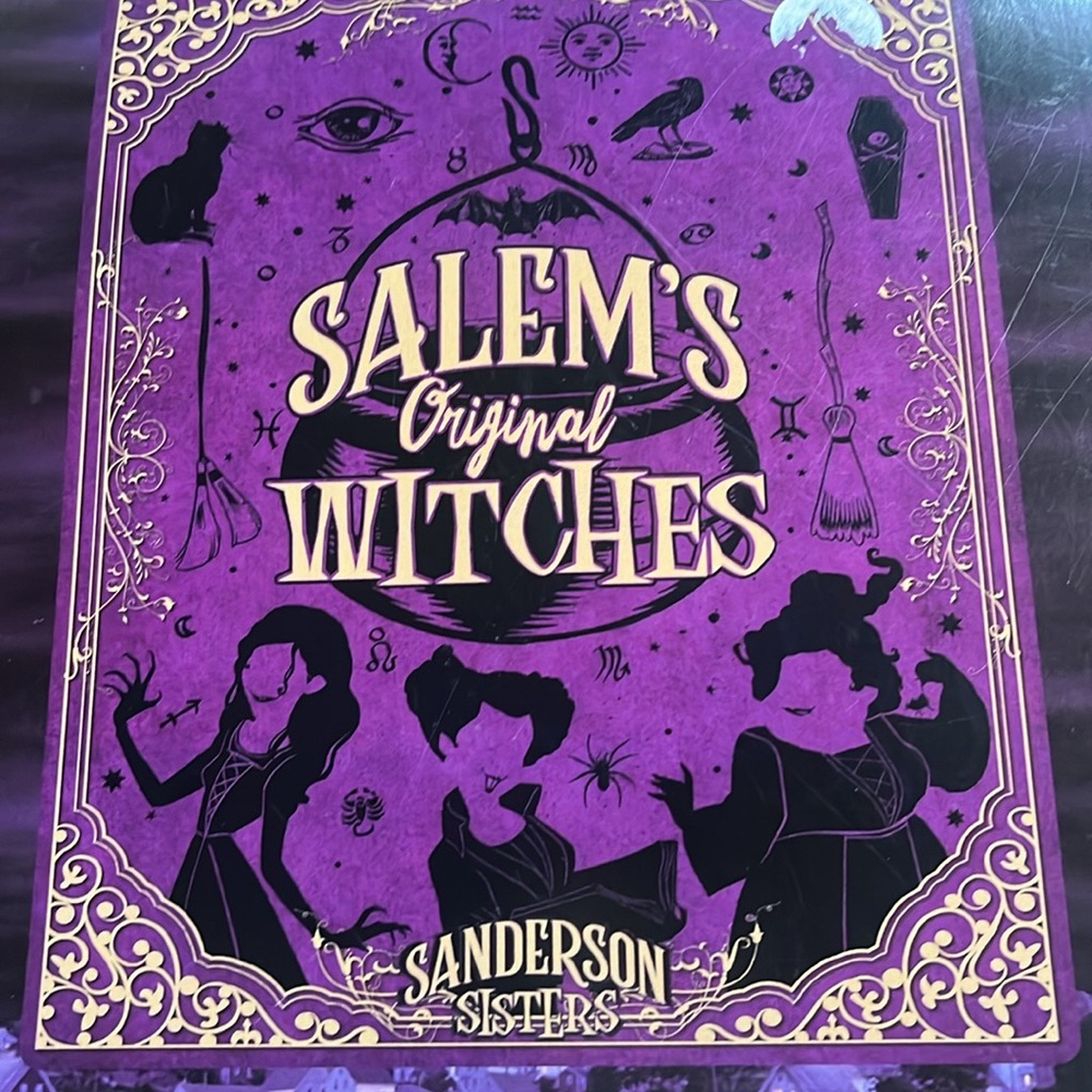 Disney Hocus Pocus Salem’s Witches Fleece Throw Blanket Spirit Halloween NEW - Picture 5 of 8